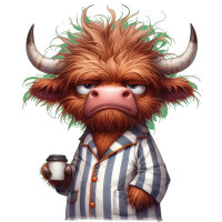 Grumpy Büffel im Schlafanzug – Lustiges...