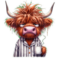 Grumpy Büffel im Schlafanzug – Lustiges...