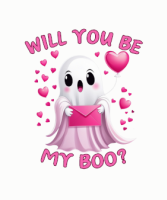 Will You Be My Boo  für Valentin, druckfertig zum...