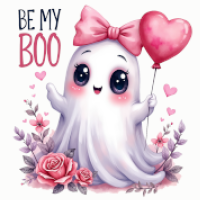 Be my Boo" für Valentin, druckfertig zum...