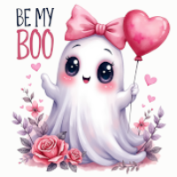 Be my Boo" für Valentin, druckfertig zum...