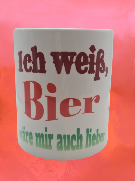 Tasse Bier lieber Standart 330 ml Orca Coatings
