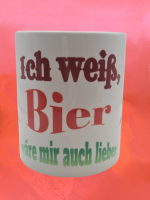 Tasse Bier lieber Standart 330 ml Orca Coatings