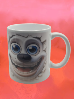 Tasse mit Hunde Lächelndes Smiley Standard 330 ml...
