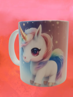 Tasse mit Buntem Einhorn Standard 330 ml Orca Coatings