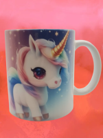 Tasse mit Buntem Einhorn Standard 330 ml Orca Coatings