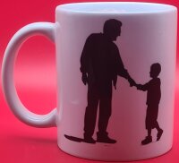 Tasse Als Papa geliebt Standard 330 ml Orca Coatings