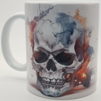 Tasse  Halloween Watercolor Schädel Standard 330 ml...