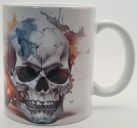 Tasse  Halloween Watercolor Schädel Standard 330 ml...