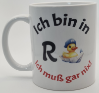 Tasse Ich bin Rentner Ente mit Schiffchen Standard 330 ml...