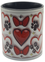 Keramiktasse "Pfotenliebe" – Kaffeebecher...