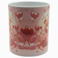 Premium Tasse "Verliebter Teddy" mit Herz – Süße Kaffeetasse als Geschenk (330ml, Orca Coatings)